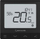 Termostat Salus SQ610B Quantum, me kabllo, 230V, ngjyrë e zezë