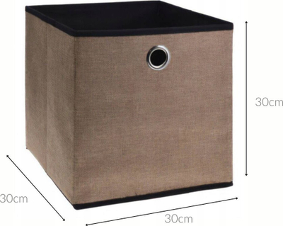 Kuti tekstili Storage Solutions NO-WOVEN, 30 x 30 x 30 cm, gri