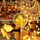 Drita dekorative RoGer Bulb String Lights, 100 LED, 10m, dritë e bardhë e ngrohtë