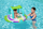 Varkë fryrëse Bestway Space Splash, me tendë UV, 1.07 x 1.12 m, shumëngjyrëshe