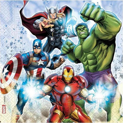 Shampon letra Procos Marvel Avengers Infinity Stones, 33x33cm, 20 copë, shumëngjyrëshe