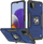 Futrollë Wozinsky Ring Armor për Samsung Galaxy A22 4G, mbrojtëse hibride, me unazë magnetike, blu