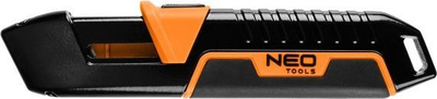Thikë pune NEO TOOLS 63-704, teh trapezoidal, dorezë dykombëshe, argjendtë