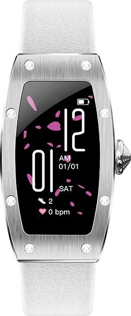 Smartwatch Kumi K18, 1.04", IP68, ngjyrë argjendi
