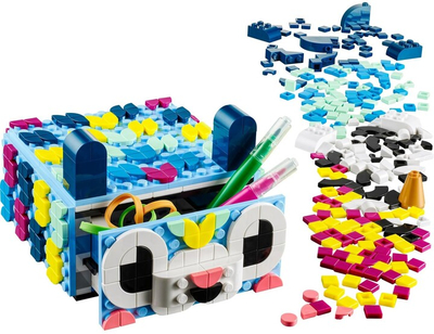 Set LEGO® DOTS 41805 Creative animal drawer, 643 pjesë