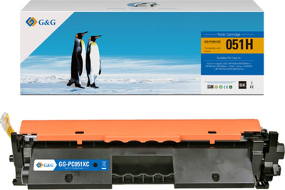 Toner G&G NT-PC051XC, kompatibil Canon CRG051H, 4100 faqe, i zi