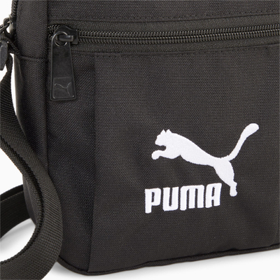 Çantë shpatulle PUMA Classics Archive Portable, poliestër, me rrip të rregullueshëm, e zezë