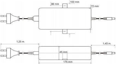 Furnizim energjie Pulsar PSD12070, 12V, 7A, i zi