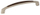 Dorezë për mobilje Domoletti 2057-128, 12.8 cm, nikel mat mahogany