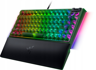 Tastierë mekanike Razer BlackWidow V4 75%, switch Phantom Green, me ndriçim RGB, e zezë