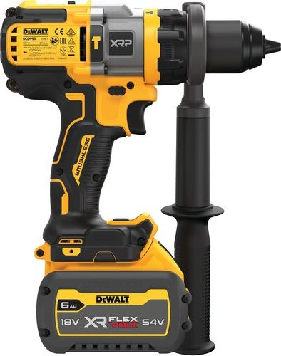 Çekiç-spirale pa kabllo DeWALT DCD999T, 18V, bateri 6Ah XR FLEXVOLT, verdh e zez