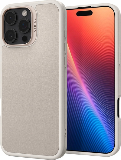 Kllëf telefoni Spigen Cyrill Kajuk MagSafe, për iPhone 16 Pro Max, krem