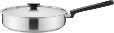 Tigan sauté Fiskars Mc, 26cm, çelik inox, argjendtë