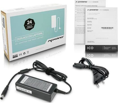 Karikues laptopi Movano ZZ/DEL195231, 45W, 19.5V 2.31A, i zi