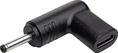Adapter karikimi Akyga AK-ND-C06, USB-C në 3.0 x 1.0 mm, 100W, i zi