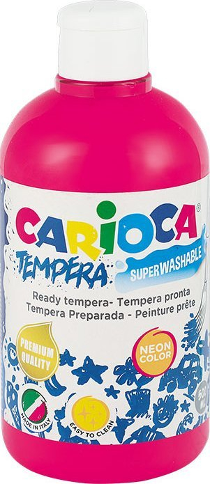 Ngjyrë tempera Carioca KO02737, 500 ml, neon rozë
