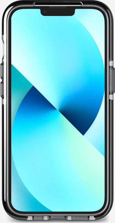 Maskë telefoni Tech21 EvoCheck, për iPhone 6.1" 2021, transparente, kornizë e zezë