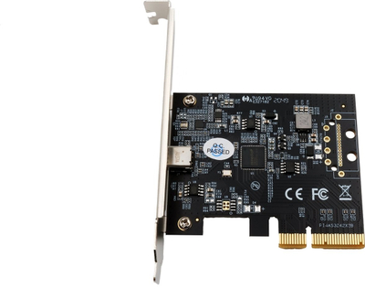 Kartë zgjerimi Exsys EX-12011, PCIe 3.0 x4, USB Type C 3.2 Gen 2x2, e zezë