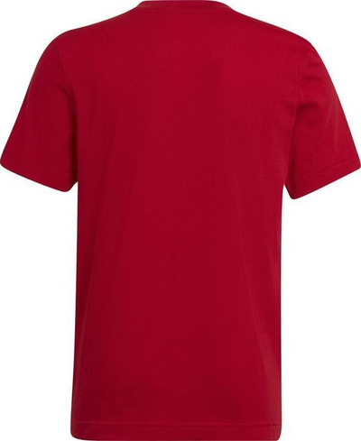 Bluzë sportive për kalamaj adidas Entrada 22 Tee Jr HC0446, pambuk 100%, me teknologi Aeroready, e kuqe