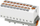Bllok shpërndarës Phoenix Contact, 19 dalje, 4mm² 17.5A, i bardhë