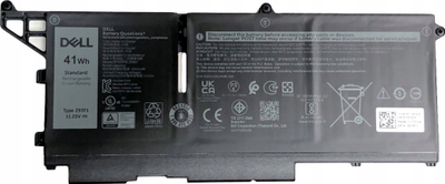 Bateri laptopi DELL 51R71, 3 Cell, 41Wh, e zezë