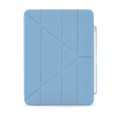 Mbrojtëse për tablet Pipetto Origami No3 për iPad Air 11" (2025), blu e çelët