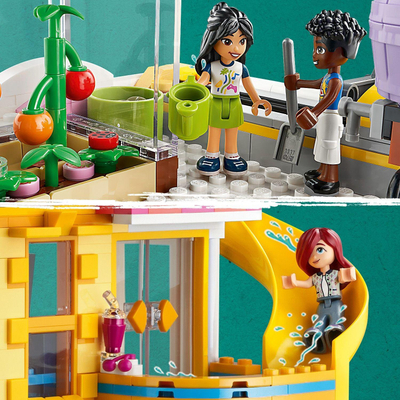 Lodër ndërtimi LEGO Friends Heartlake City Community Center 41748, set për me bo gjëra vetë, 9+