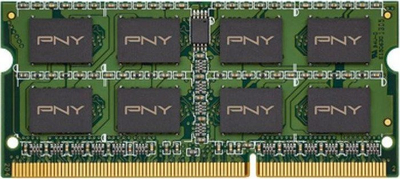 RAM për laptop PNY SODIMM, DDR3, 8GB, 1600MHz