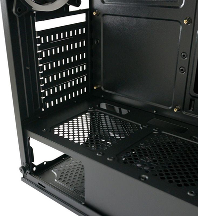 Kasë LC-Power 703B Quad-Luxx Chassis (LC-703B-ON), e zezë