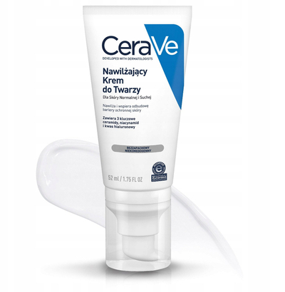 Set për fytyrë CeraVe xhel pastrues 236 ml + krem fytyre 52 ml, për lëkurë të ndjeshme, pa aromë