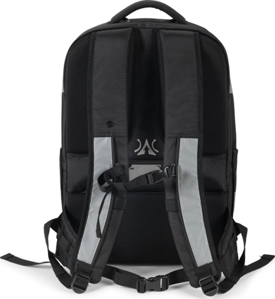 Çantë shpine DICOTA Reflective, 32–38L, për laptop 17.3", e zezë