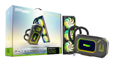 Kartë grafike ZOTAC Gaming GeForce RTX 5090 ArcticStorm AIO, 32GB GDDR7, RGB