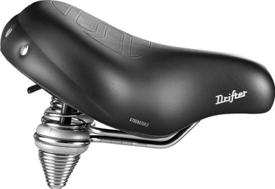 Седло за велосипед Selle Royal Drifter Strengtex Premium Relaxed, унисекс, гел, црно