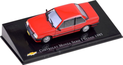 Maket makine Chevrolet Monza Serie I Sedan 1985, metal, shkallë 1:43, i kuq