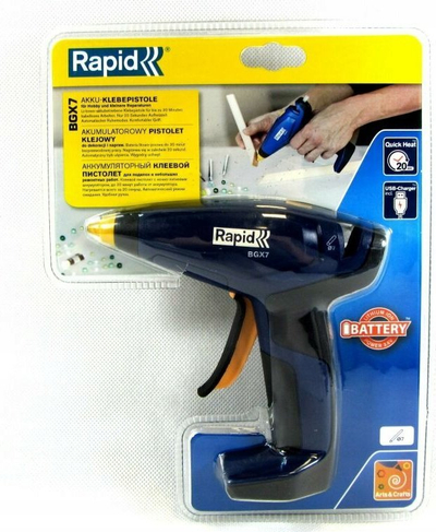 Pistoletë ngjitësi Rapid BGX7, pa kabllo, për shkopinj 7 mm, blu e errët