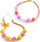 Set krijimi bizhuterish Djeco Golden Bubbles, mbi 200 rruaza, për fëmijë 4–8 vjeç, shumëngjyrësh