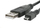 Kabllo USB PremiumCord USB A - miniUSB KU2M2D, 2m, e zezë