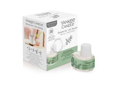 Rimbushje për shpërndarës arome Yankee Candle Serene Air Restorative Hinoki & Juniper Refill, 17 ml