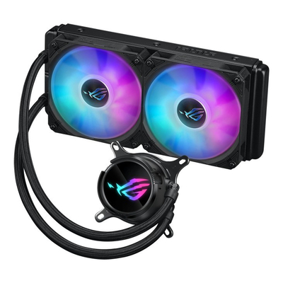 Ftohës me ujë ASUS ROG STRIX LC III 240 ARGB, 12 cm, i zi