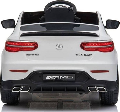 Makinë me bateri Mercedes GLC 63S QLS 5688, 4x4, për kalamaj, e bardhë