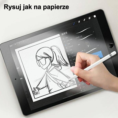 Mbrojtës ekrani Usams PaperLike për iPad Pro 12.9" 2018 2020, mat, transparent