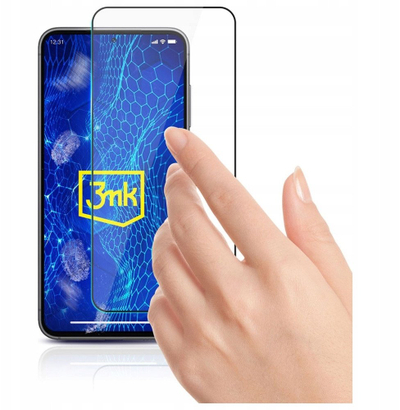 Xham mbrojtës 3MK HardGlass Max Lite për Apple iPhone 17 Pro, 1 copë, me kornizë të zezë