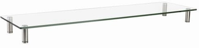 Stendë monitori Gembird Tavolo XL, xham i temperuar, deri 20kg, transparente