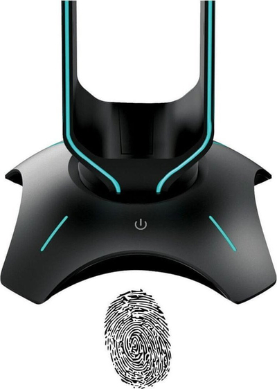 Qëndrim për kufje Yenkee YHB 3003 Tower, USB hub, i zi