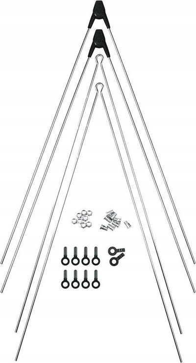 Set shufrash mbajtëse SKS Bluemels 3.0, 4 copa, 380 mm, argjendtë