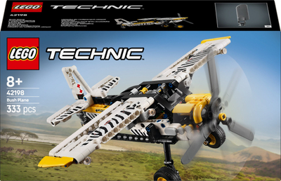 Set lodër LEGO Bush Plane, avion lodër për kalamaj, shumëngjyrësh