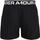 Pantallona të shkurtra sportive Under Armour Play Up Solid për vajza, material i lehtë, brez elastik, të zeza