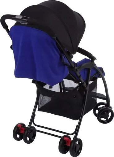 Колица за бебе Safety 1st Urby Buggy, лесна 4.9 kg, со прилагодлива потпирачка, сина