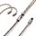 Kabllo audio Kinera Dromi, konektorë 2.5mm 3.5mm 4.4mm, argjend