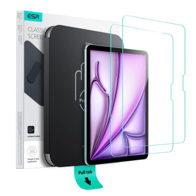 Заштитно стакло ESR UltraFit, за iPad Air 13\", 2 парчиња, проѕирно